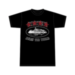 Corteiz 4Stars Alcatraz Camiseta Negra