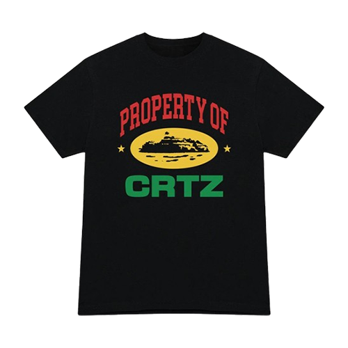 Corteiz Property Of Crtz Camiseta Negra