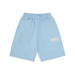 Pantalón corto azul estampado Corteiz Island